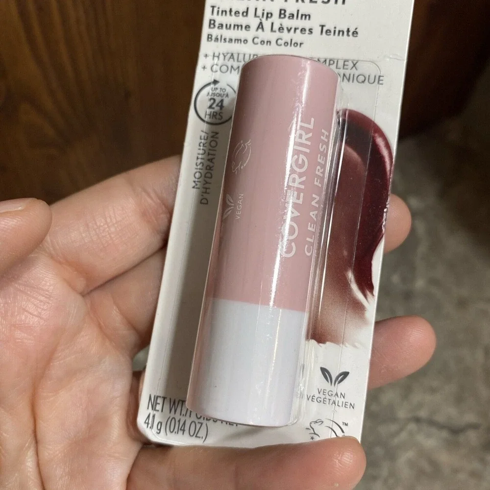 Covergirl Clean Fresh 600 BLISS YOU BERRY Tinted Lip Balm NEW